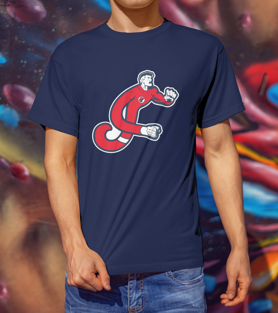 Cleveland Mr. Fantastics MLB Stretching Superhero T-Shirt