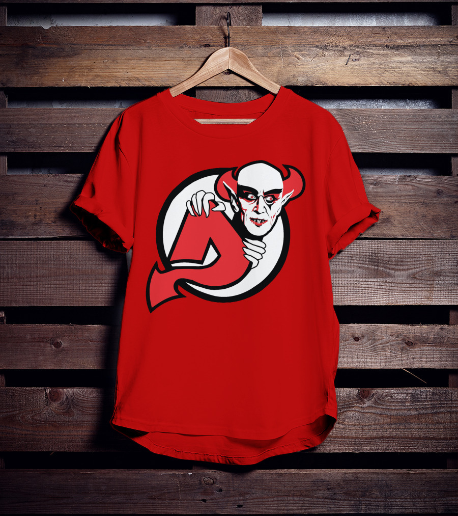 New Jersey Devils Nosferatu NHL T-Shirt