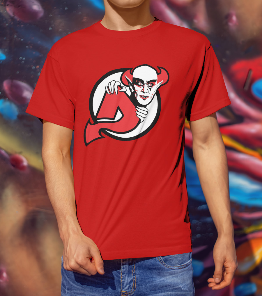 New Jersey Devils Nosferatu NHL T-Shirt