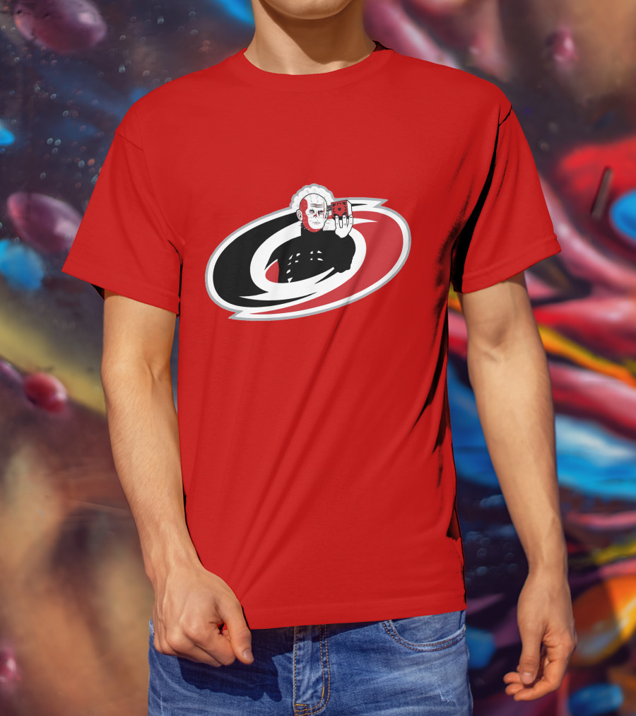 Carolina Hellraisers NHL Horror-Themed Hockey T-Shirt