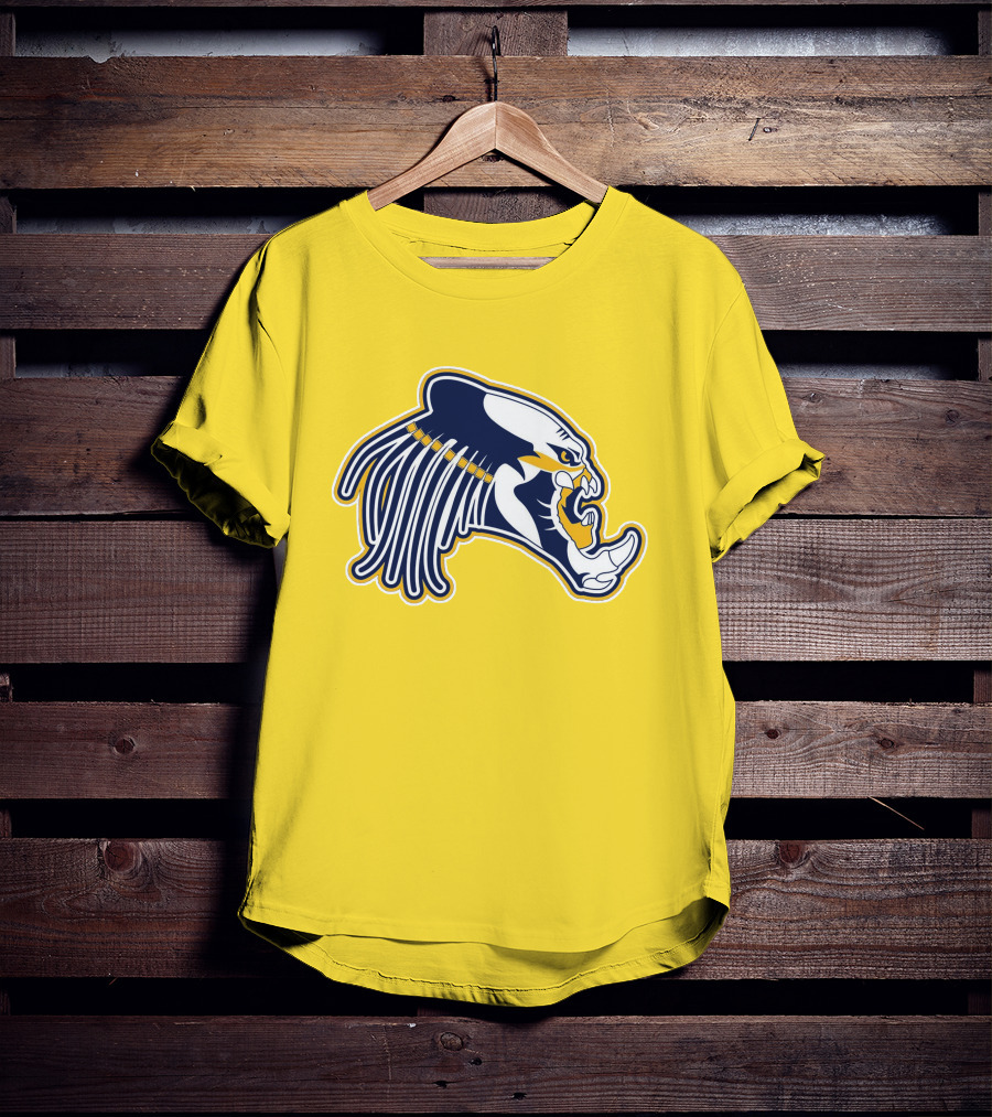 Nashville Predators Logo Iconic Saber-Tooth Tiger Head T-Shirt