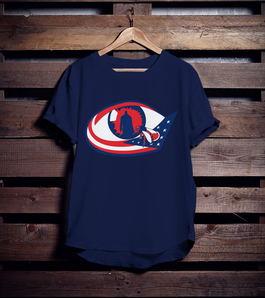 Columbus Candymans American Flag Eye And Bee T-Shirt