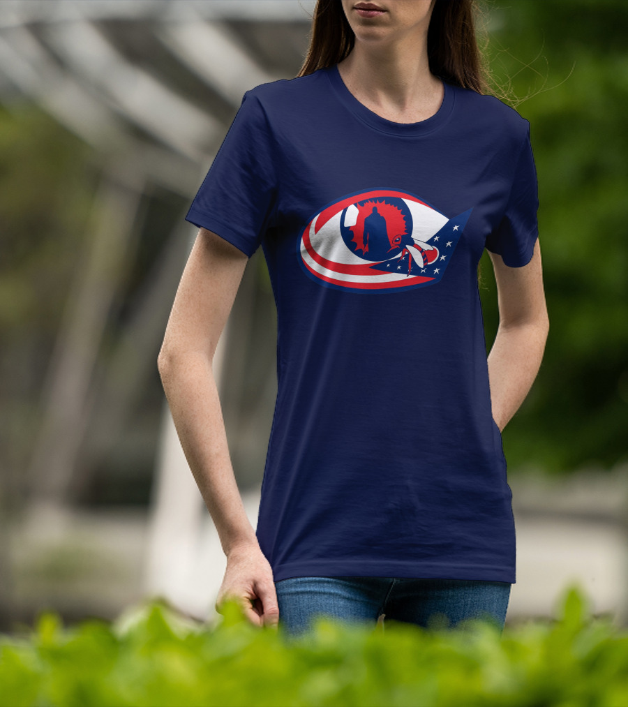 Columbus Candymans American Flag Eye And Bee T-Shirt