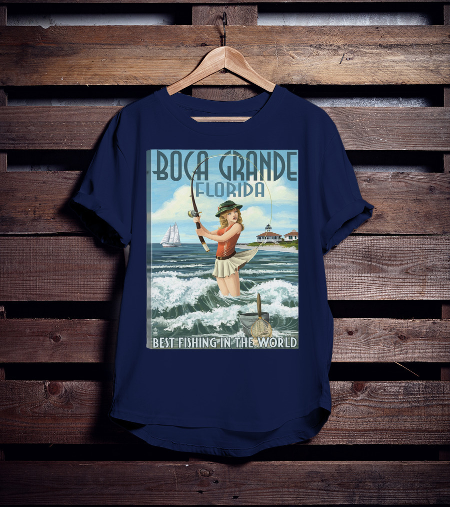 Boca Grande Florida Best Fishing In The World T-Shirt