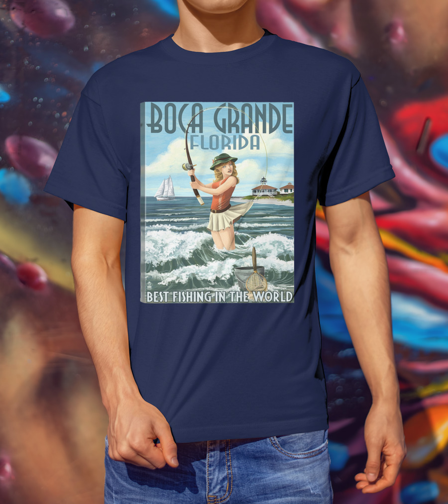 Boca Grande Florida Best Fishing In The World T-Shirt