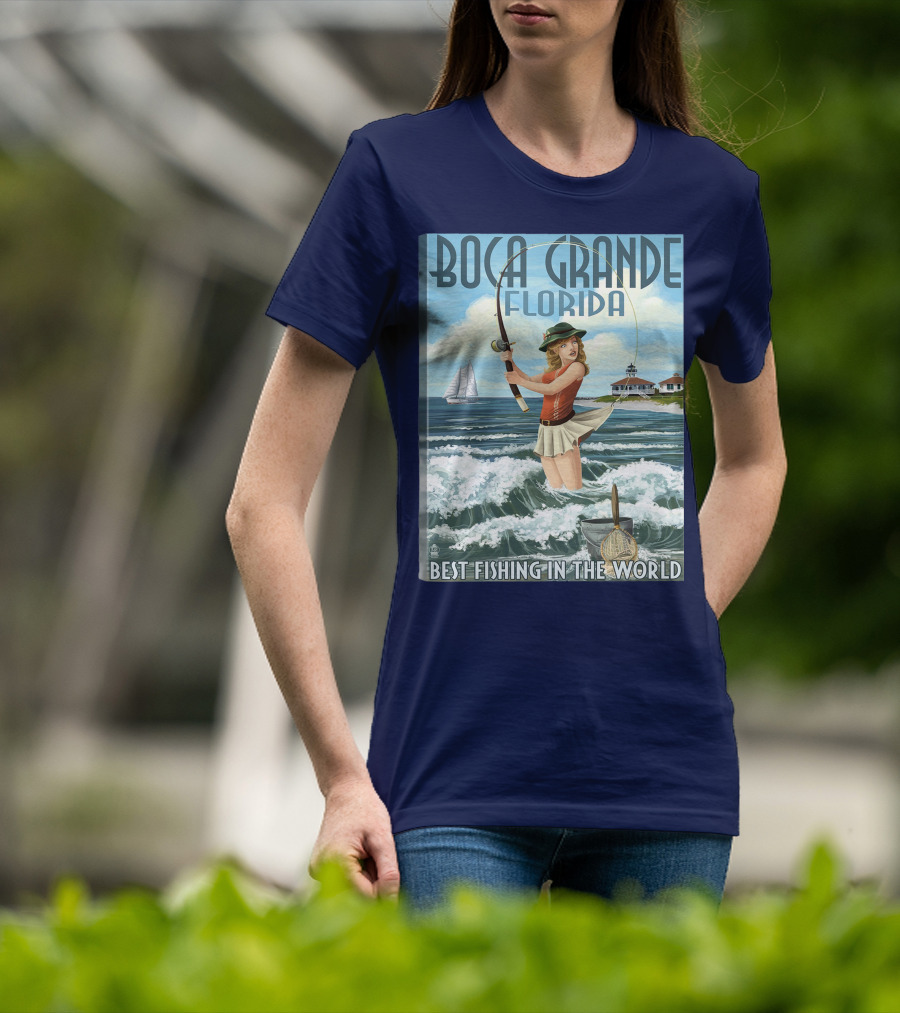 Boca Grande Florida Best Fishing In The World T-Shirt