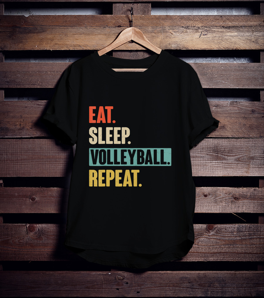 Eat Sleep Volleyball Repeat Vintage Volleyball Classic T-Shirt
