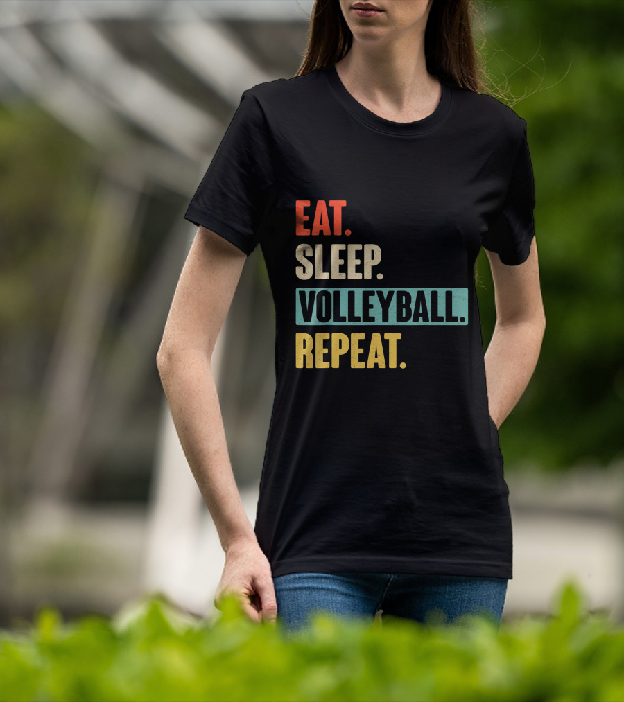Eat Sleep Volleyball Repeat Vintage Volleyball Classic T-Shirt