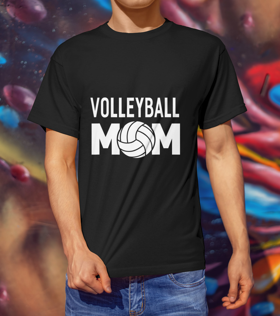Volleyball Mom Women Funny Sports T-Shirt