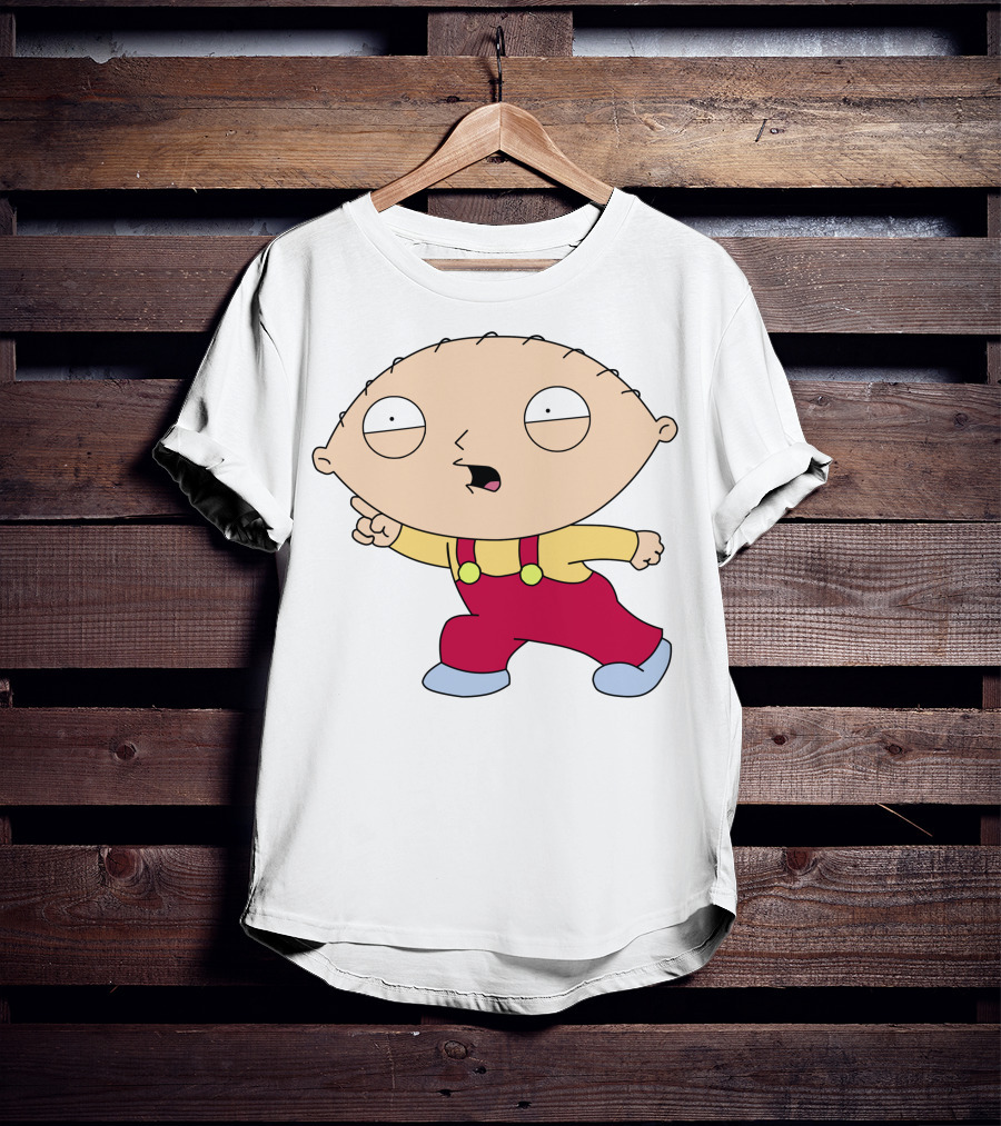 Stewie Griffin Angry Pose Family Guy Character T-Shirt