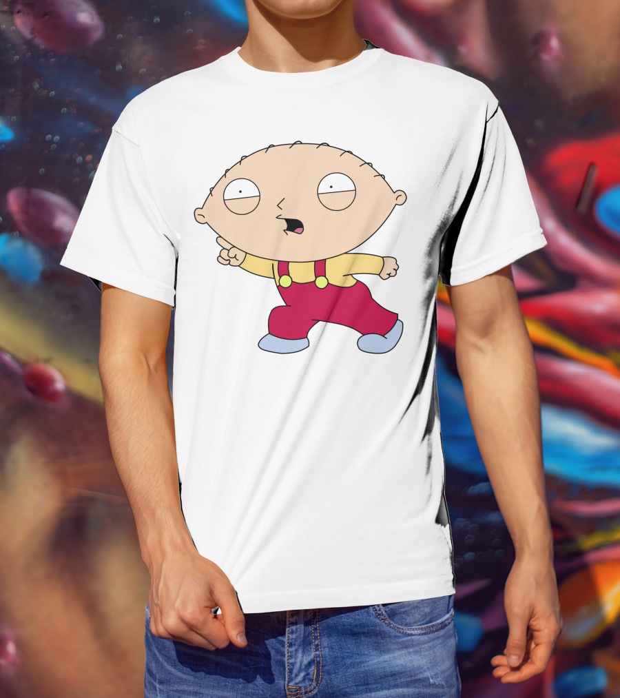 Stewie Griffin Angry Pose Family Guy Character T-Shirt