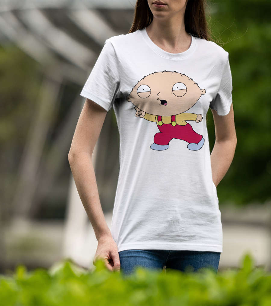 Stewie Griffin Angry Pose Family Guy Character T-Shirt
