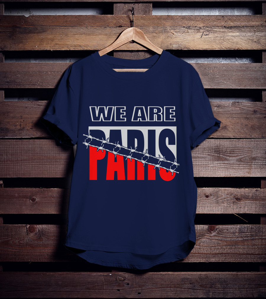 WE ARE PARIS Barbed Wire T-Shirt