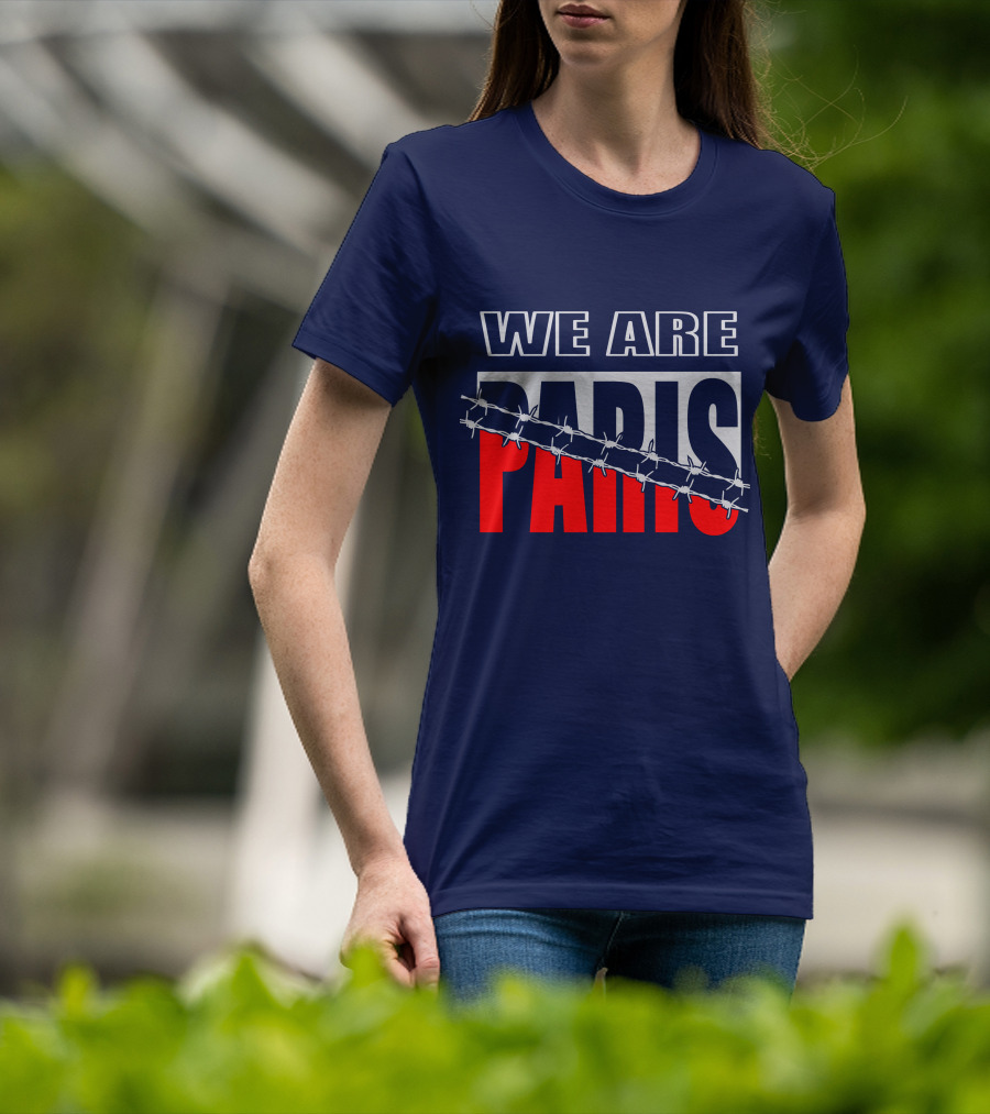 WE ARE PARIS Barbed Wire T-Shirt
