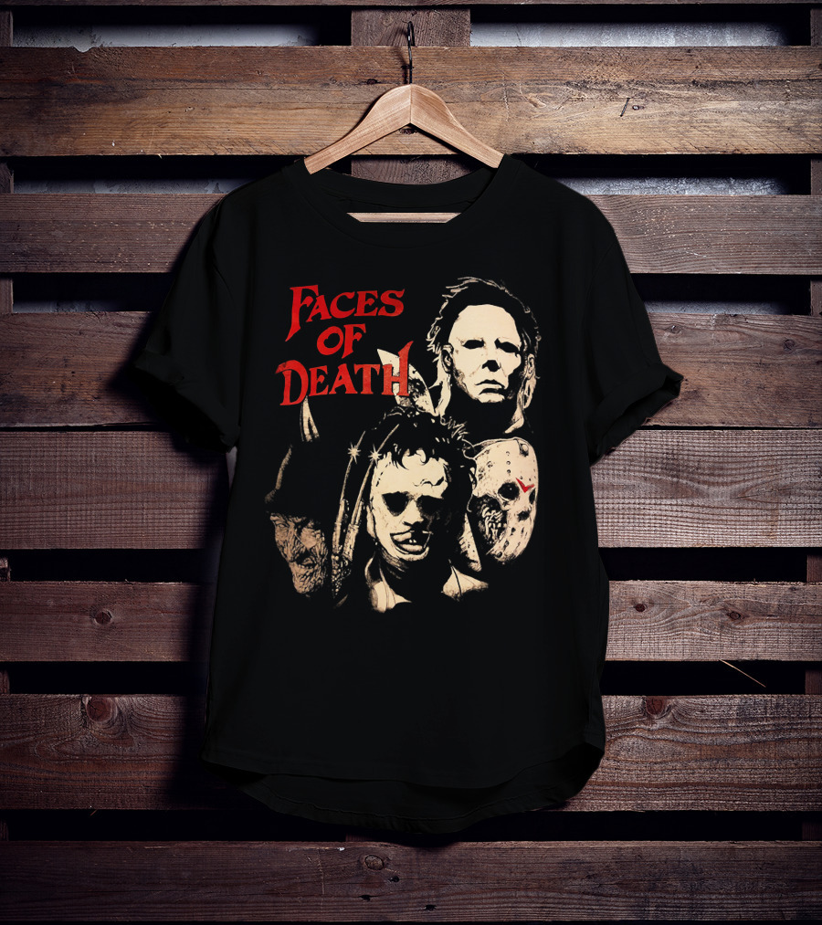 Faces Of Death Michael Myers Horror Icons T-Shirt
