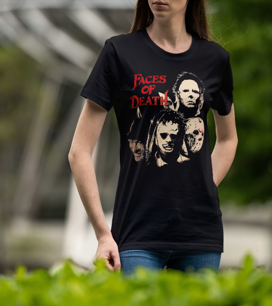 Faces Of Death Michael Myers Horror Icons T-Shirt
