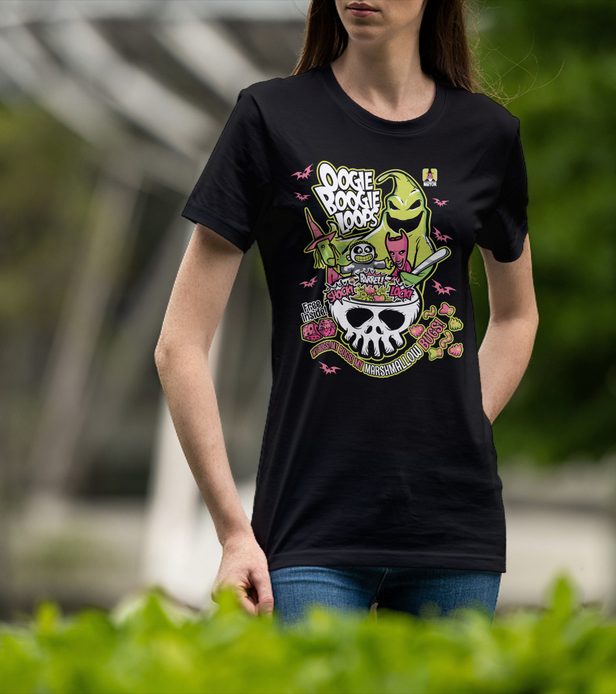 Oogie Boogie Loops Shock Barrel Lock Free Inside Bugs My Bugs My Marshmallow Bugs T-Shirt