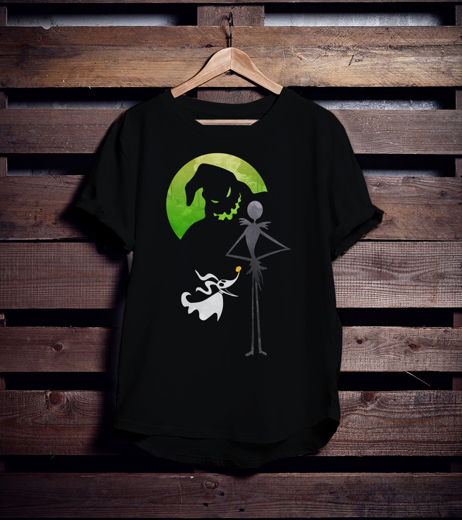 Jack Skellington Zero Oogie Boogie Moon T-Shirt