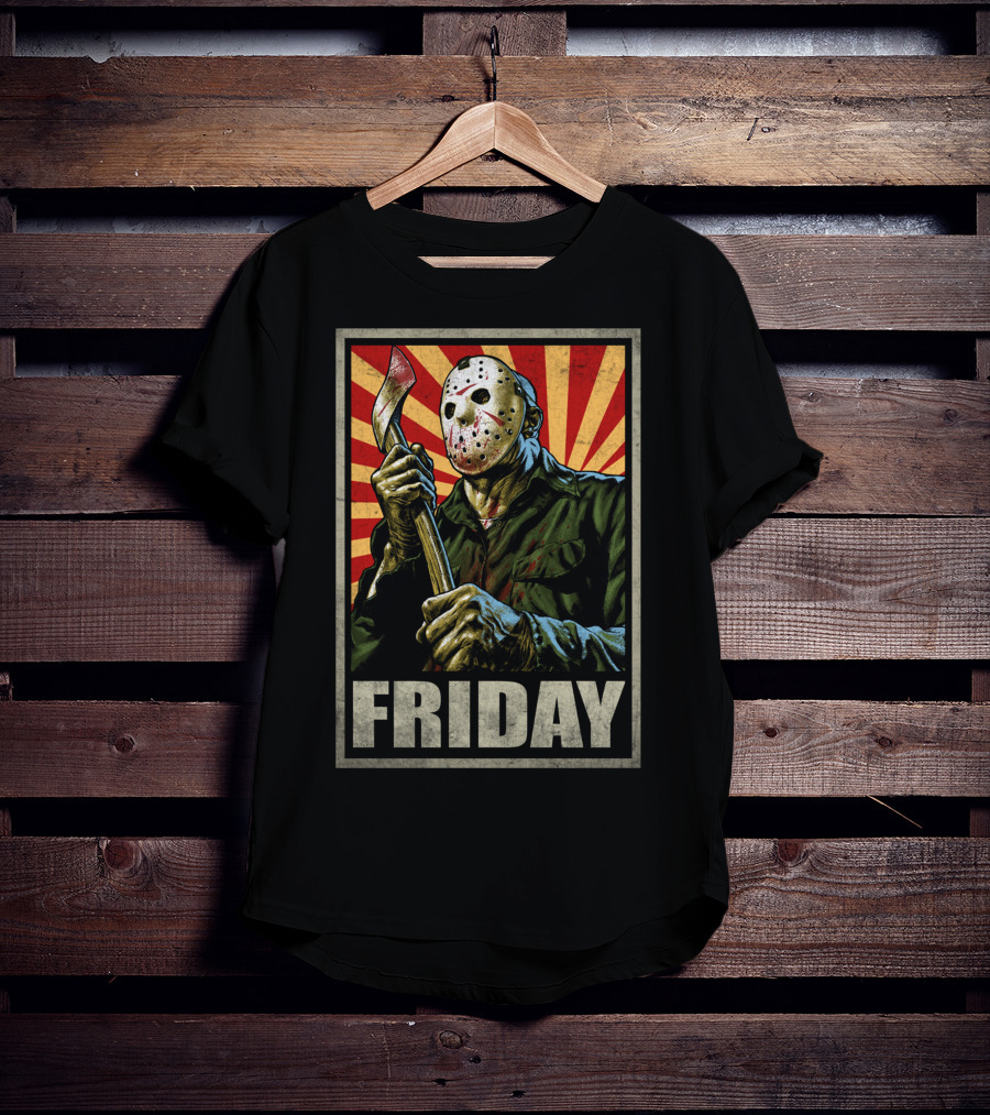 Jason Voorhees Friday Retro Horror T-Shirt