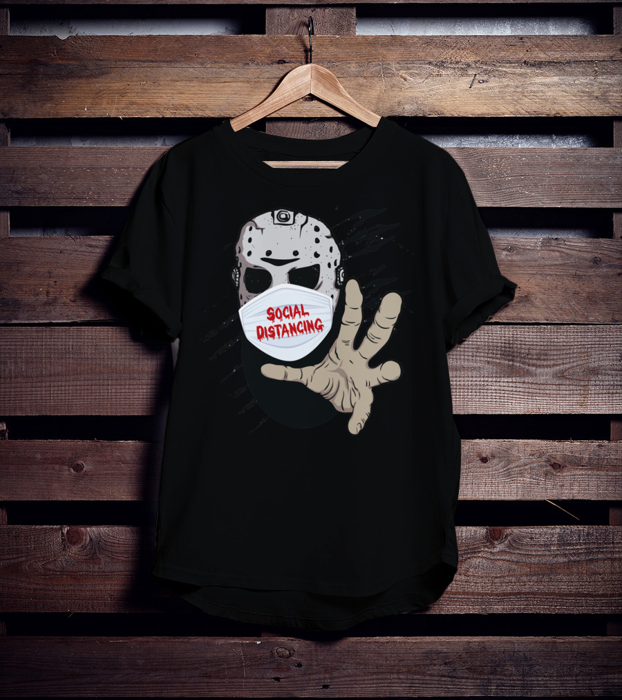 Jason Mask Social Distancing T-Shirt