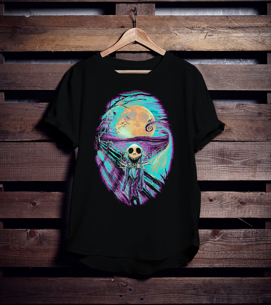 The Scream Before Christmas Nightmare Jack Moon Scene T-Shirt