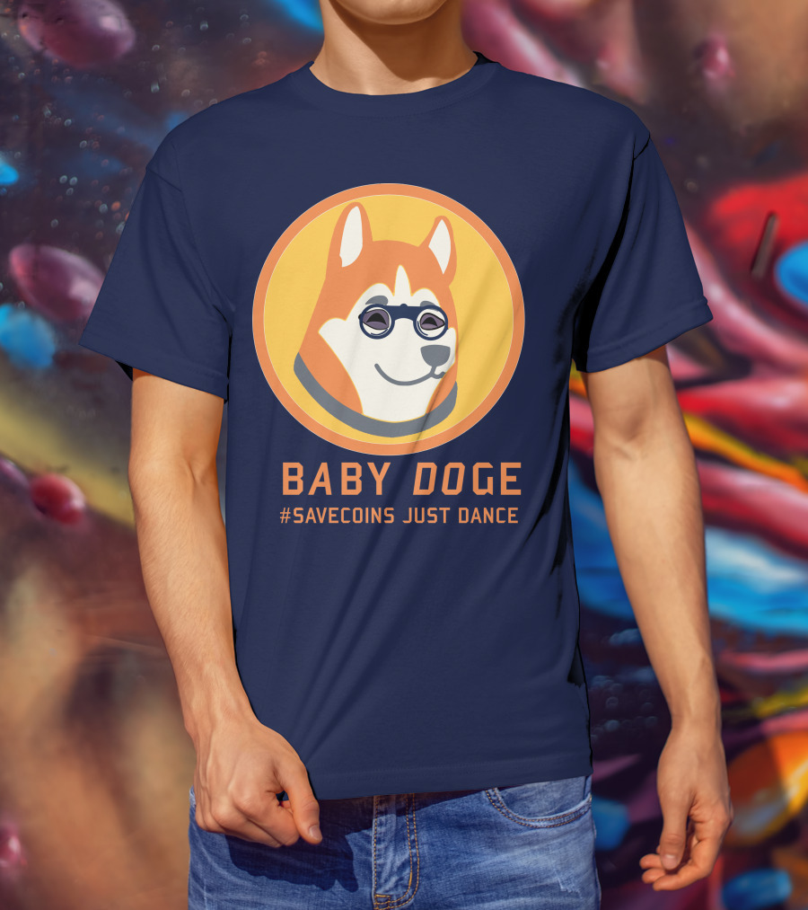 Baby Doge #Savecoins Just Dance T-Shirt