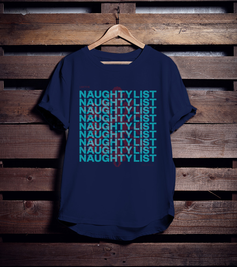 Liam Payne Naughty List Merch Shop Exclusive T-Shirt