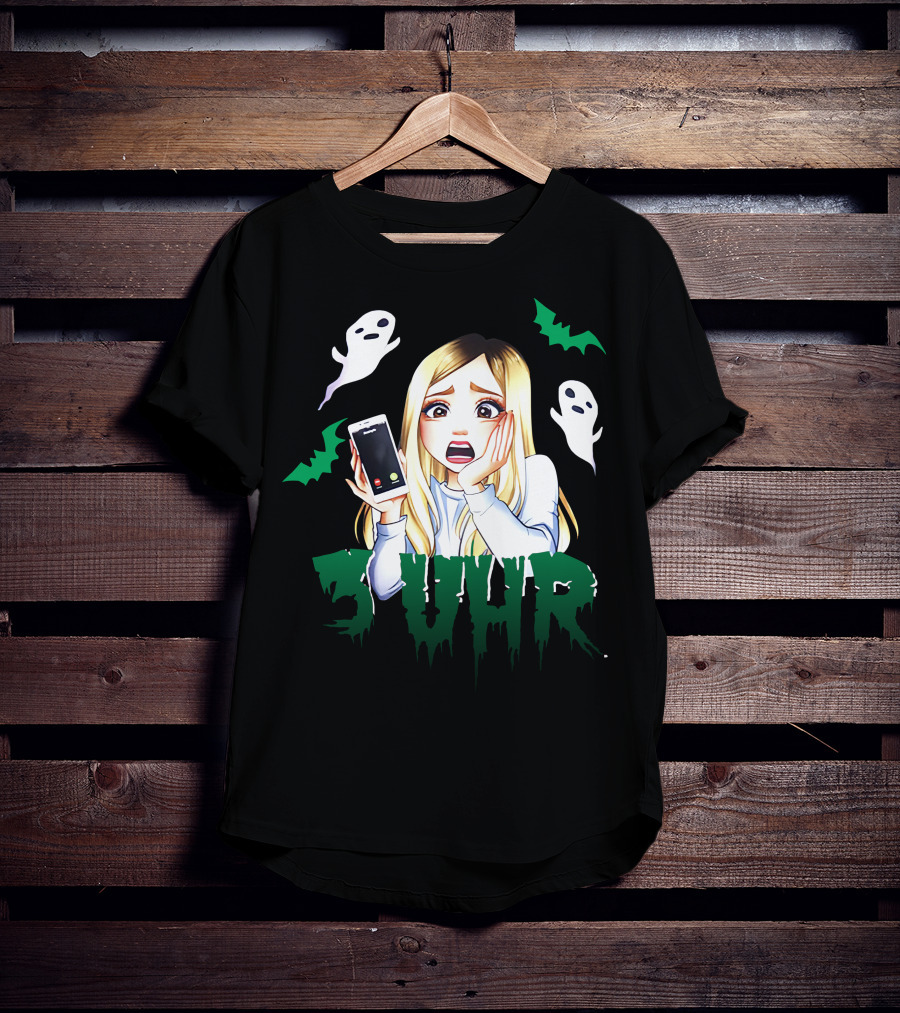 Rebekah Wing 3 Uhr Nachts Ghosts And Bats Phone Scare T-Shirt