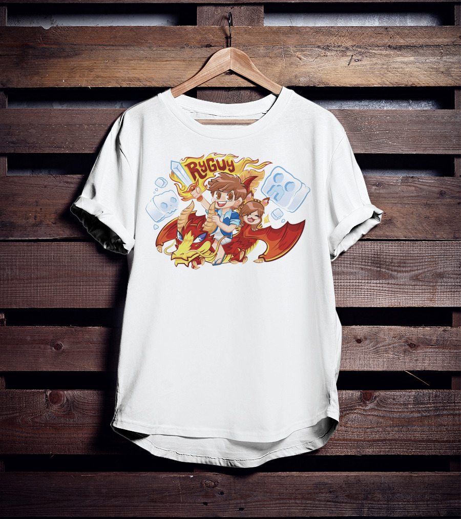 RyGuy Rocky Red Dragon Riding Adventure Fun T-Shirt