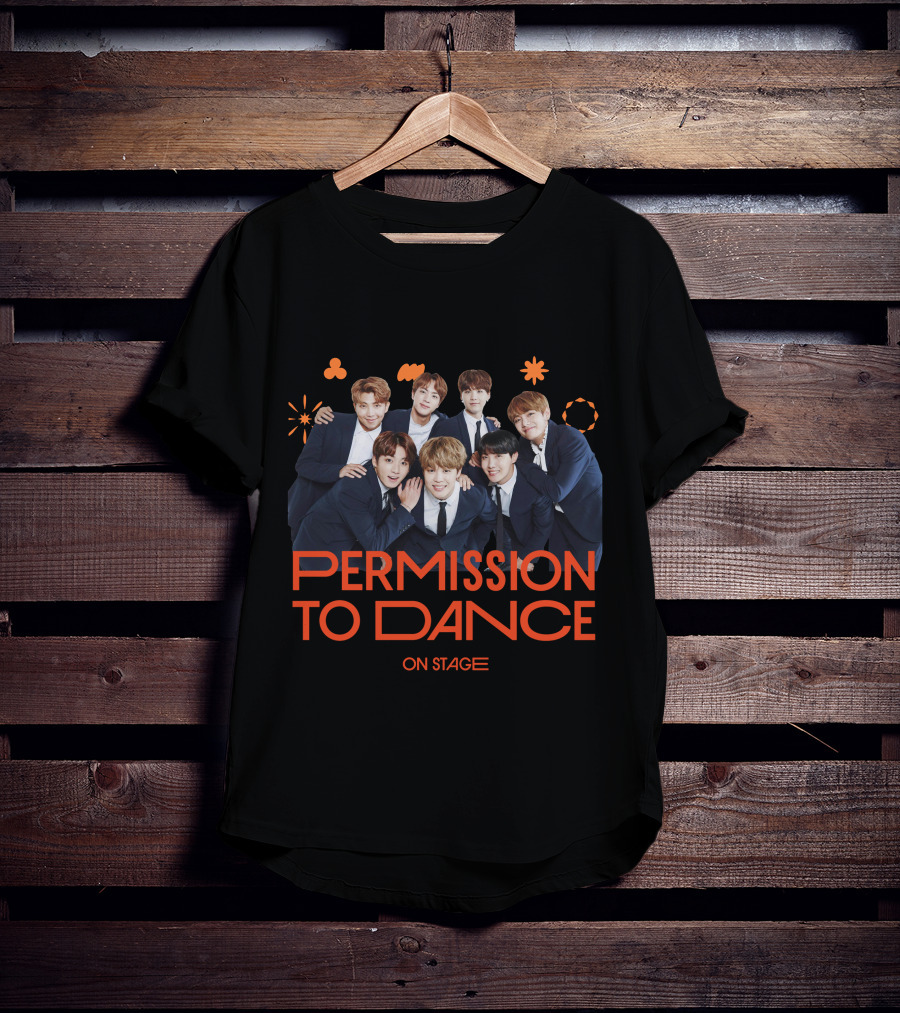 BTS Permission To Dance On Stage Group Photo T-Shirt