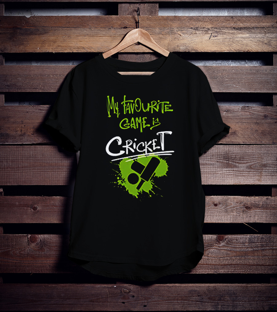 My Favourite Game Is Cricket T-Shirt