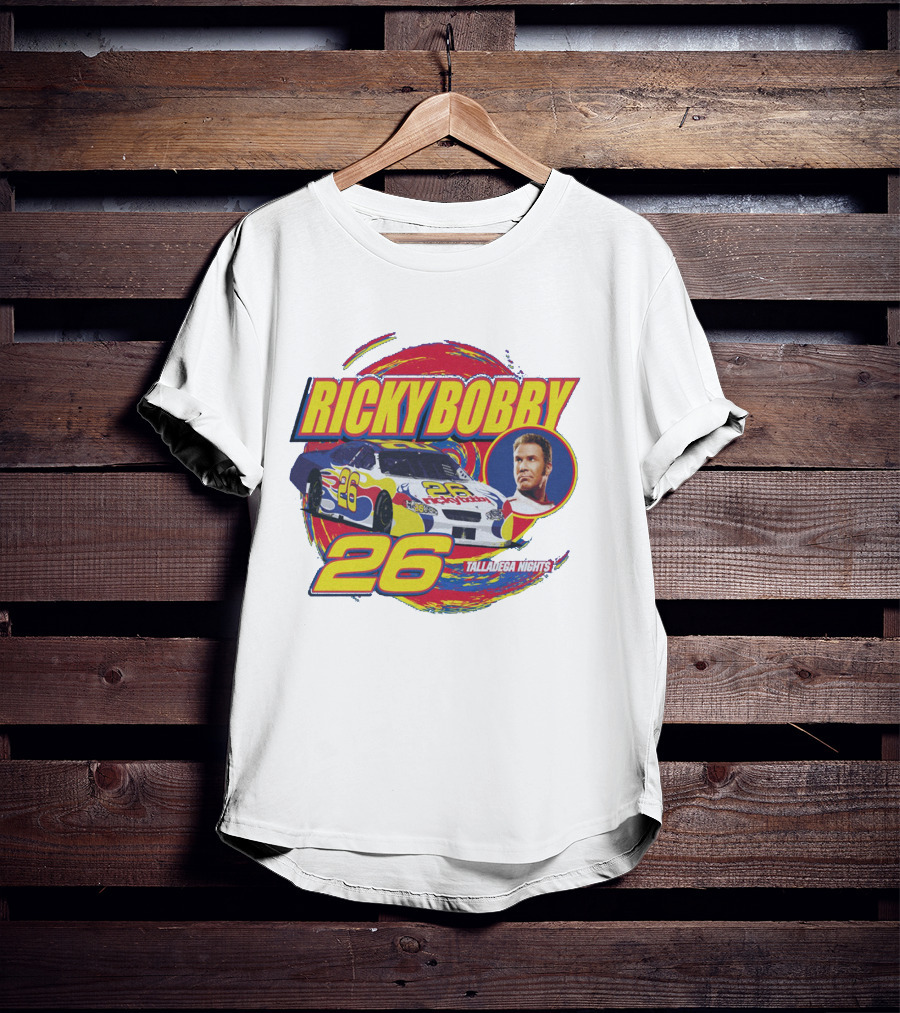 Ricky Bobby 26 Talladega Nights Racing Car T-Shirt