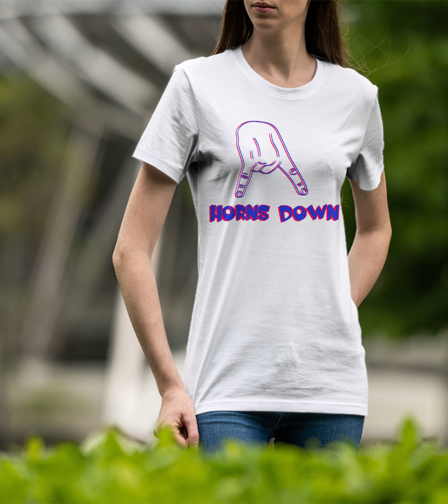 Horns Down Lala Berlin Hand T-Shirt