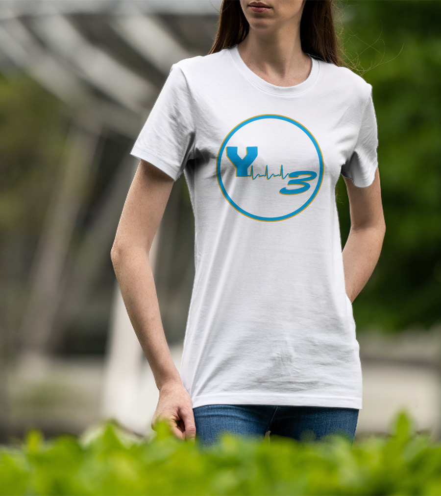 Y3 Heartbeat Circle T-Shirt