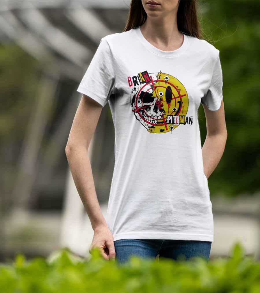 Brian Pillman Target Skull Headbang T-Shirt