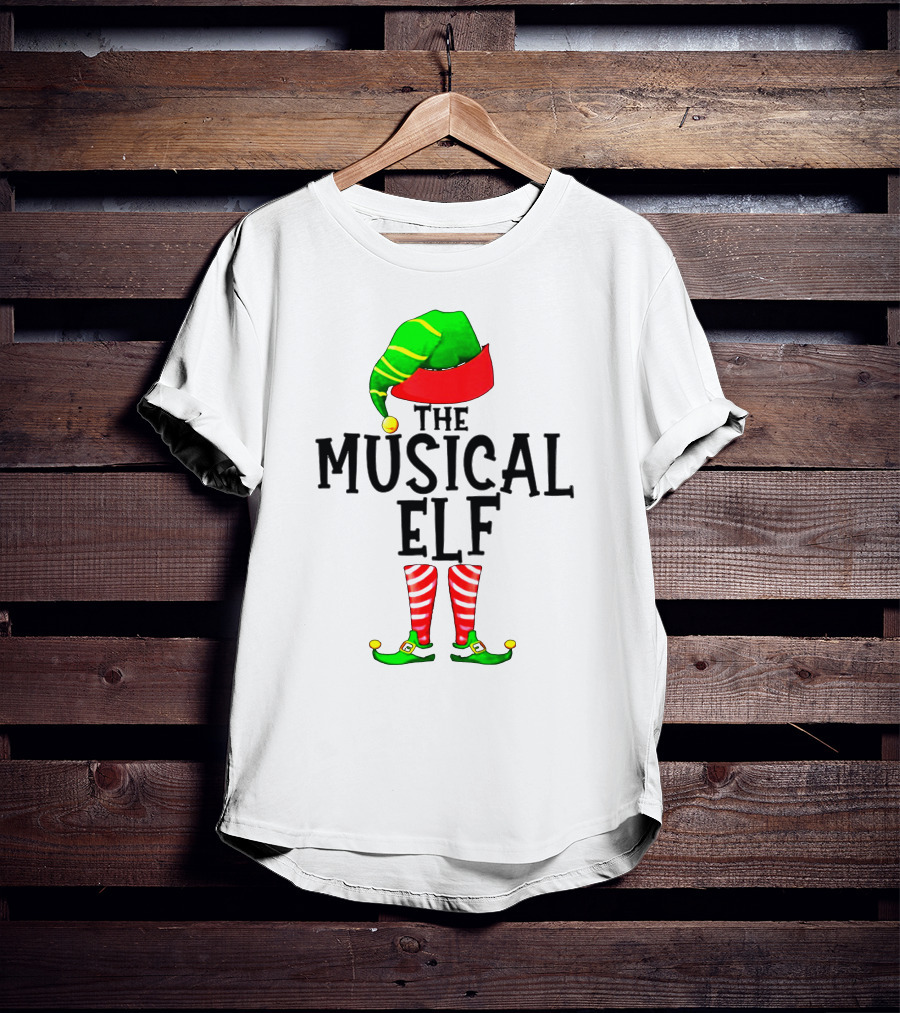 The Musical Elf Christmas Family Ing T-Shirt