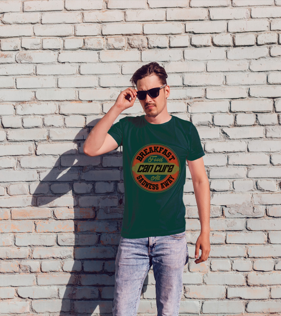 Breakfast Food Can Cure All Sadness Away T-Shirt