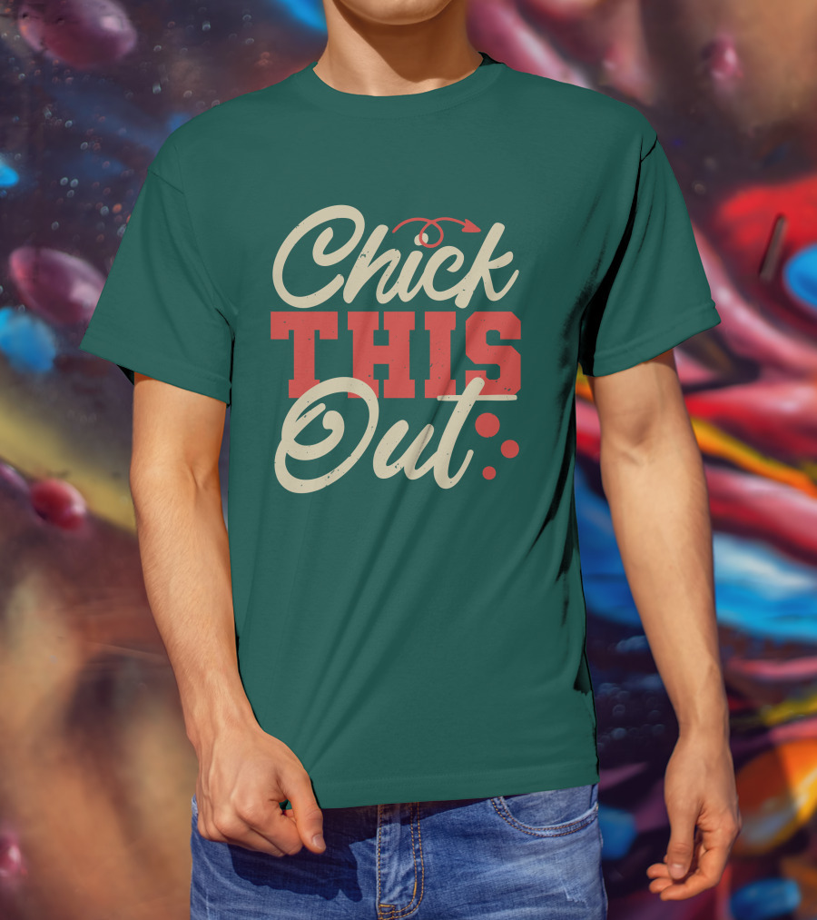 Chick This Out Arrow And Dots T-Shirt