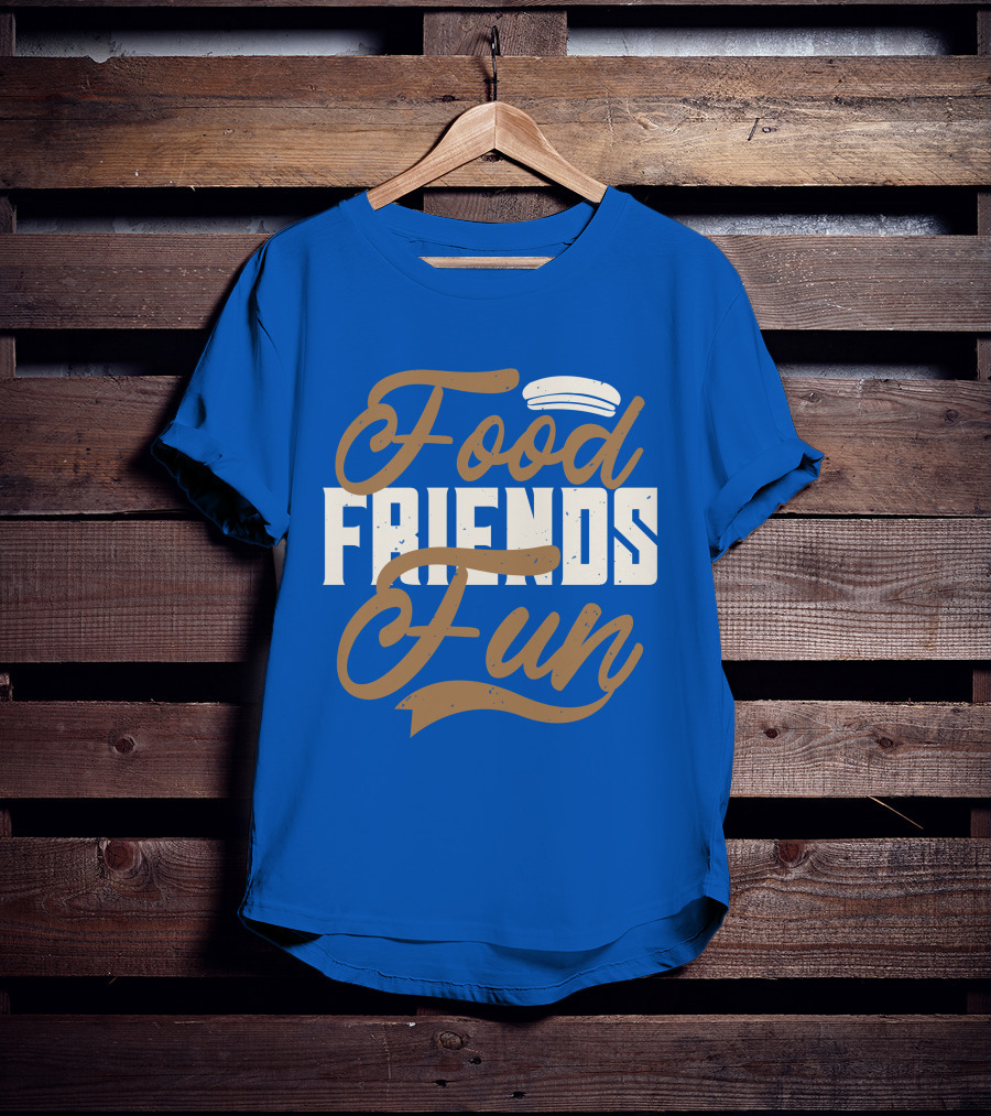 Food Friends Fun Sailor Hat T-Shirt