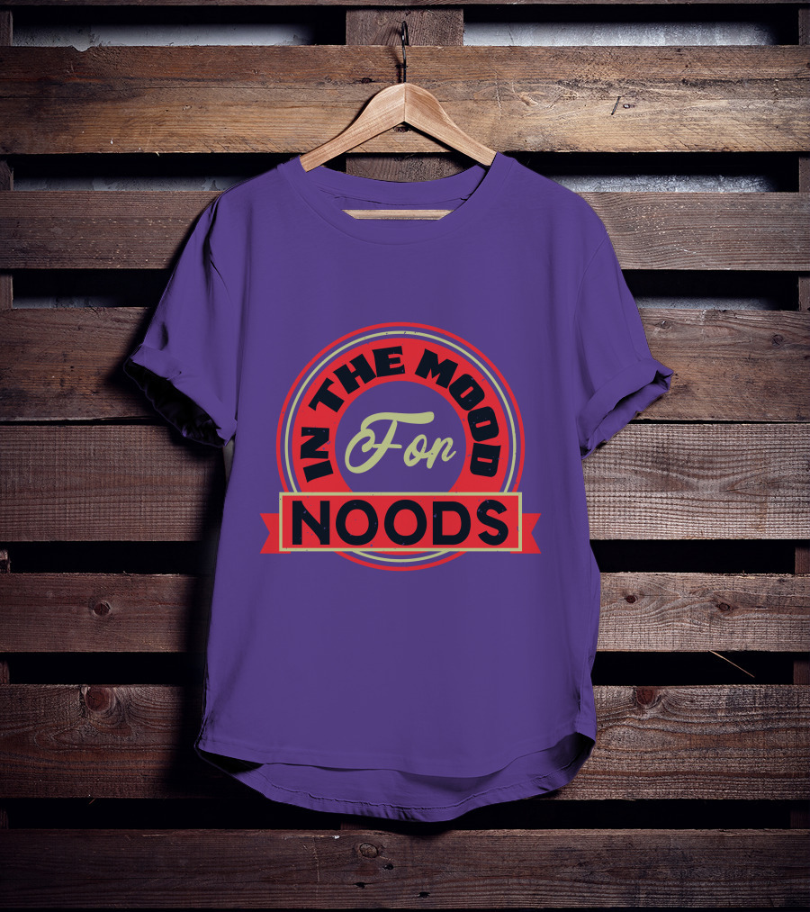 In The Mood For Noods Circle Emblem T-Shirt