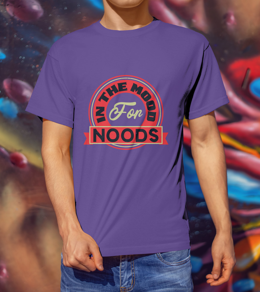 In The Mood For Noods Circle Emblem T-Shirt
