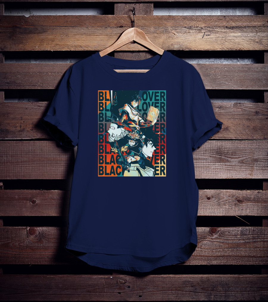 Black Clover Pop Manga Characters Dynamic Collage T-Shirt