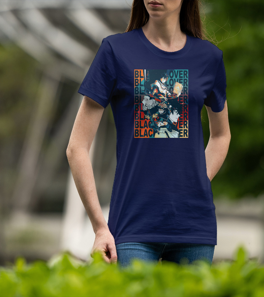 Black Clover Pop Manga Characters Dynamic Collage T-Shirt