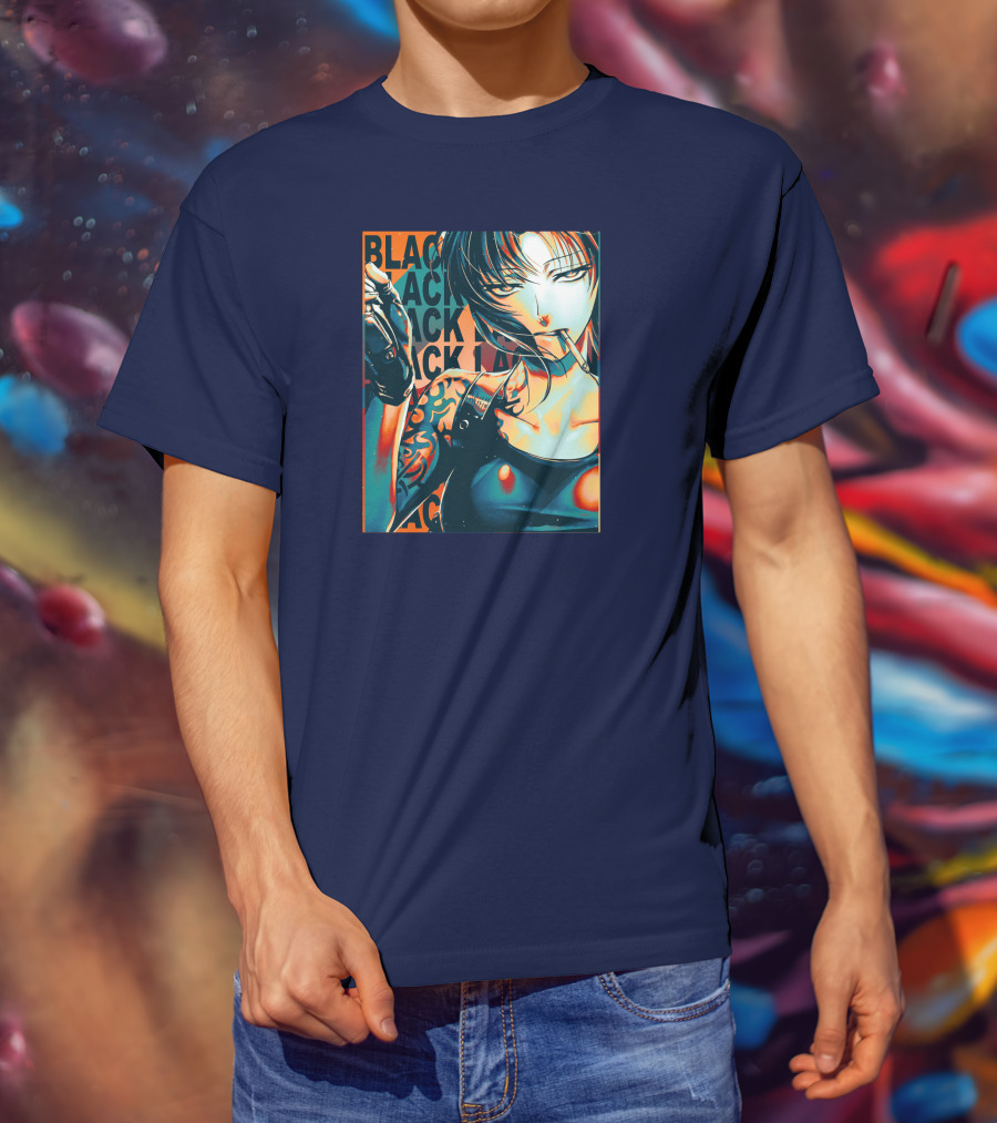 Black Lagoon Pop Anime Style Revy T-Shirt