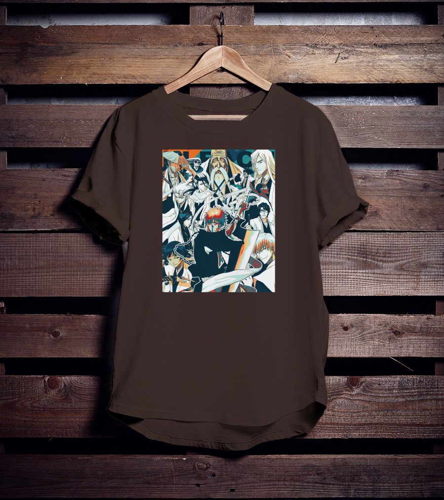 BLEACH Character Collage Manga Art POP T-Shirt