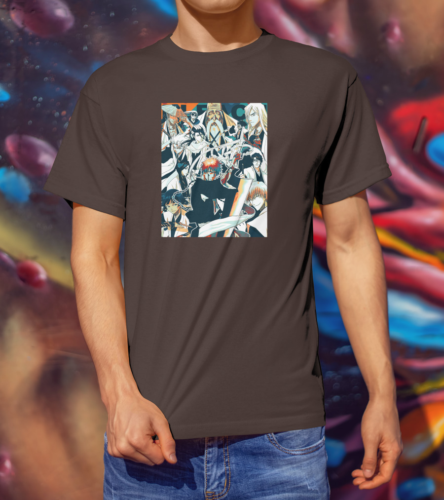 BLEACH Character Collage Manga Art POP T-Shirt