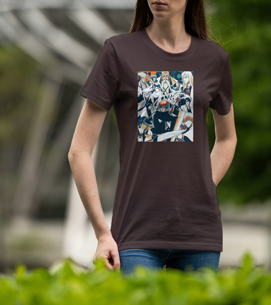BLEACH Character Collage Manga Art POP T-Shirt