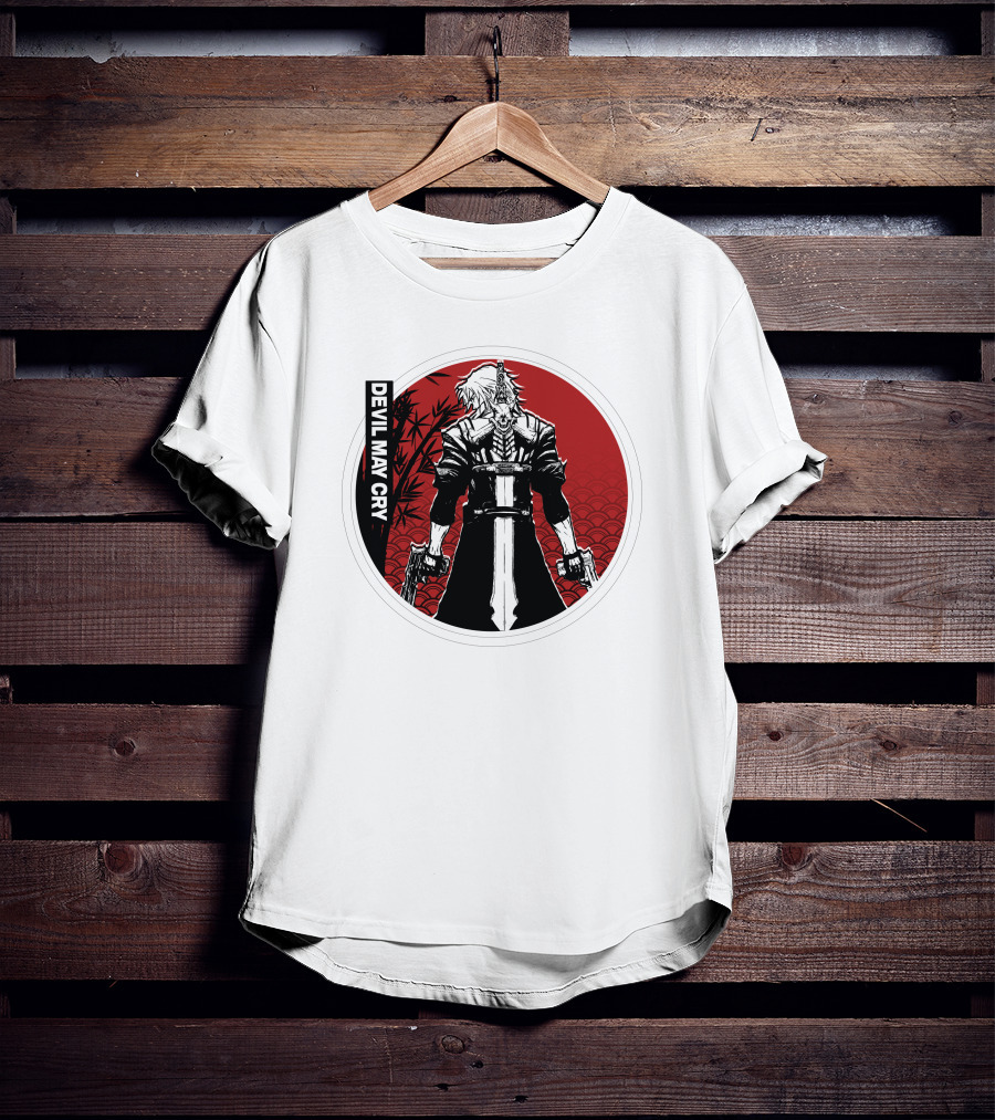 DEVIL MAY CRY Red Circle Character T-Shirt