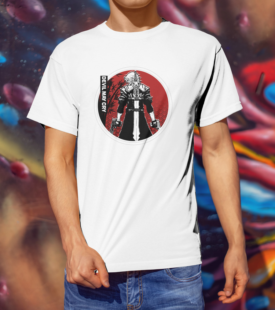 DEVIL MAY CRY Red Circle Character T-Shirt