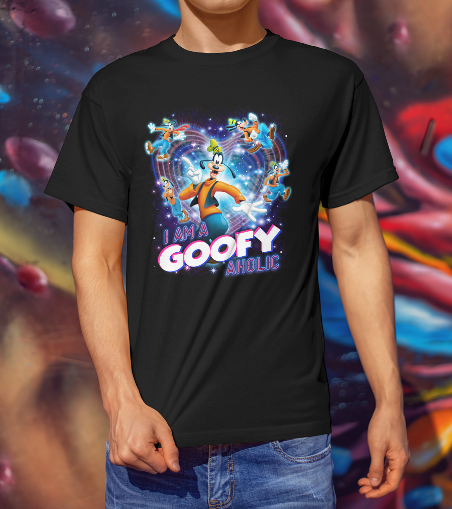 I Am A Goofy Aholic Disney Character Fan Tribute T-Shirt